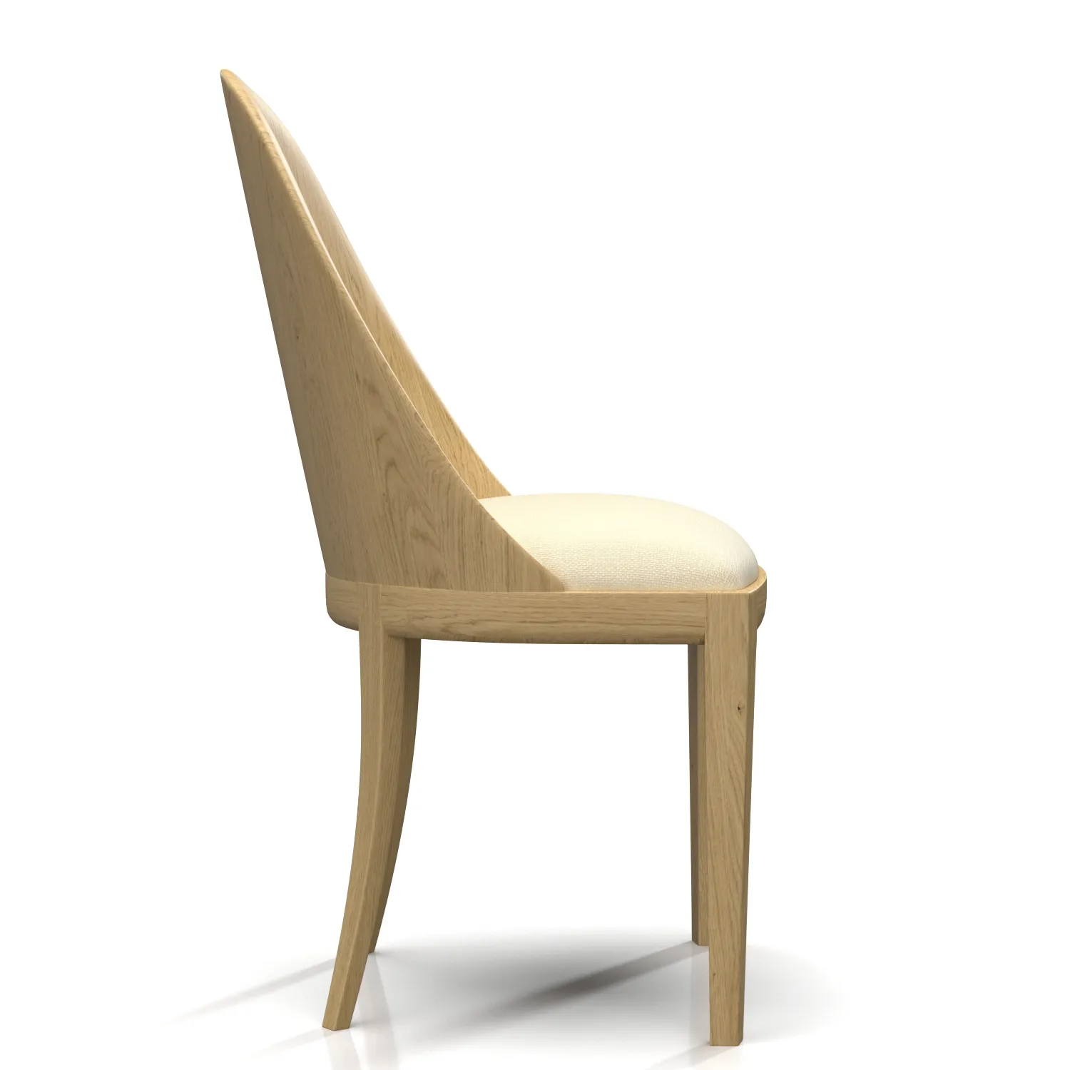 Theatre Chair And Oval Table 3D Model_03